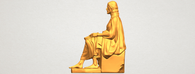 jesus 06 Model Cetak 3D .c4d .max .obj .3ds .fbx .stl .blend 