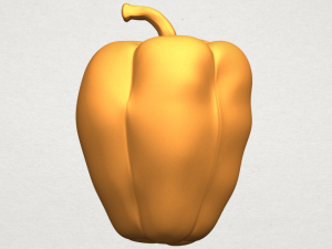 red pepper 3Dプリントモデル