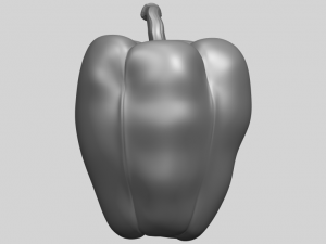 red pepper 3Dプリントモデル