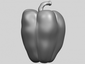 red pepper 3Dプリントモデル
