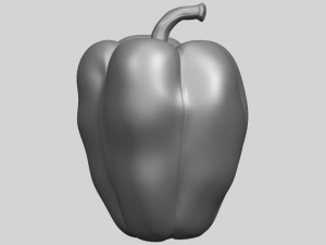 red pepper 3Dプリントモデル