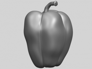 red pepper 3Dプリントモデル