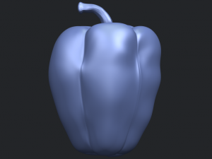 red pepper 3Dプリントモデル