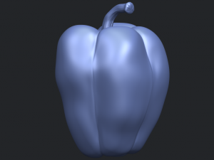 red pepper 3Dプリントモデル