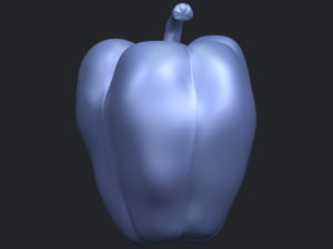 red pepper 3Dプリントモデル