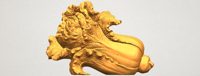 vegetable - fatt choi 04 3Dプリントモデル .c4d .max .obj .3ds .fbx .stl .blend 