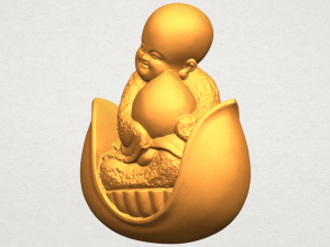 little monk 03 3Dプリントモデル