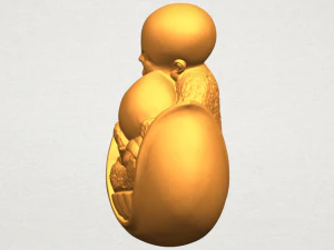 little monk 03 3D Print Model