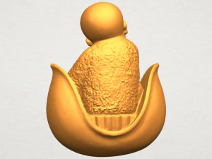 little monk 03 3D Print Model