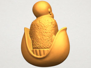 little monk 03 3D Print Model