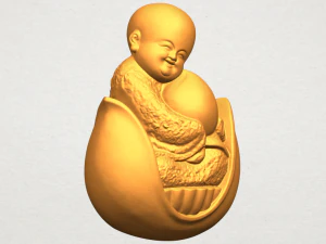 little monk 03 3D Print Model