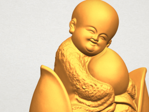 little monk 03 3Dプリントモデル