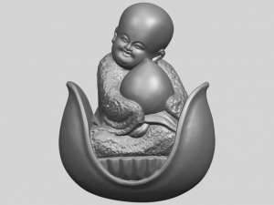 little monk 03 3Dプリントモデル