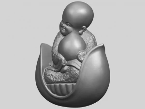 little monk 03 3D Print Model