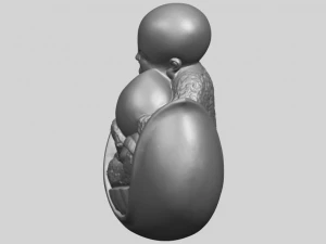 little monk 03 3D Print Model