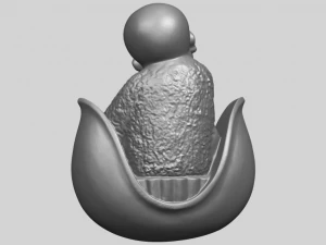 little monk 03 3D Print Model