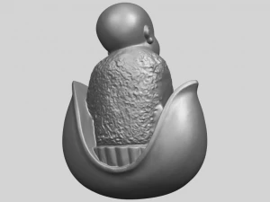 little monk 03 3D Print Model