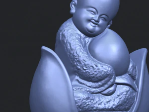 little monk 03 3D Print Model