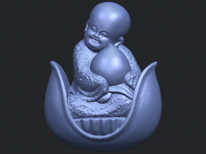 little monk 03 3Dプリントモデル
