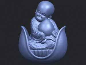 little monk 03 3D Print Model