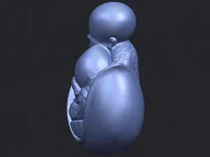 little monk 03 3D Print Model