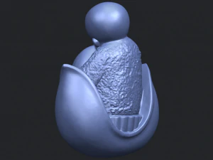 little monk 03 3D Print Model