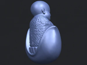 little monk 03 3D Print Model