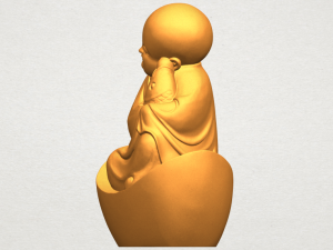 little monk 04 Model Cetak 3D