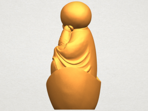 little monk 04 Model Cetak 3D
