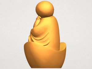 little monk 04 Model Cetak 3D