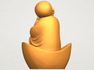 little monk 04 Model Cetak 3D