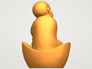 little monk 04 Model Cetak 3D