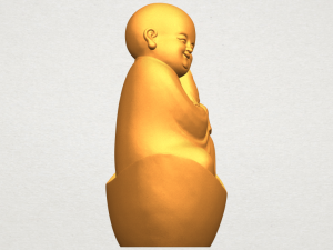 little monk 04 Model Cetak 3D