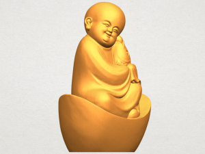 little monk 04 Model Cetak 3D