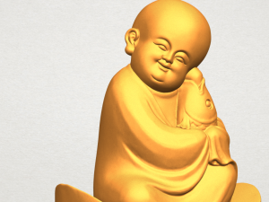 little monk 04 Model Cetak 3D