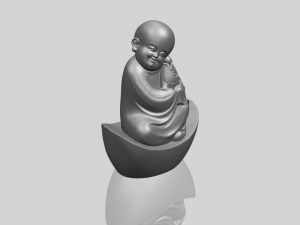 little monk 04 Model Cetak 3D