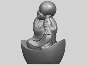 little monk 04 Model Cetak 3D