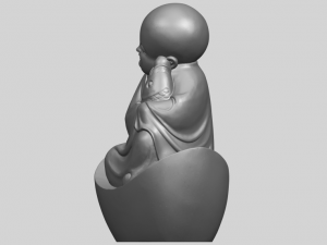 little monk 04 Model Cetak 3D