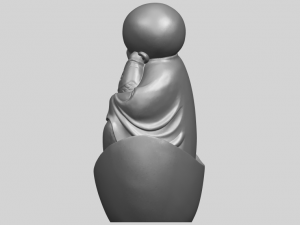 little monk 04 Model Cetak 3D