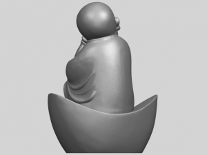 little monk 04 Model Cetak 3D