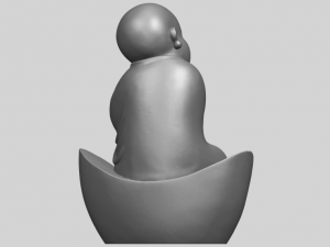little monk 04 Model Cetak 3D