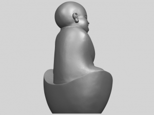 little monk 04 Model Cetak 3D