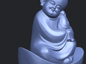 little monk 04 Model Cetak 3D