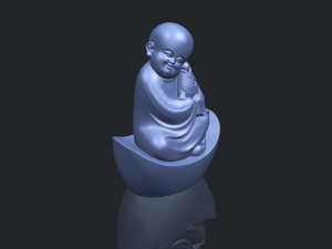little monk 04 Model Cetak 3D