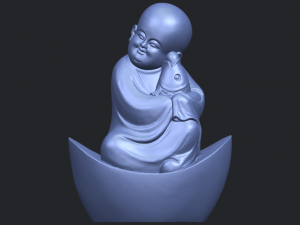 little monk 04 Model Cetak 3D