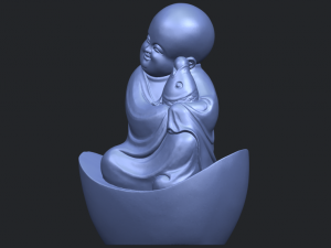 little monk 04 Model Cetak 3D