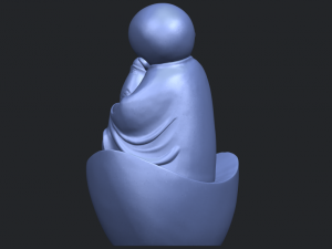 little monk 04 Model Cetak 3D