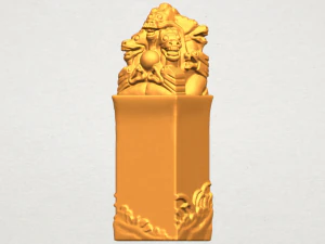 dragon stamp 02 3D Print Model