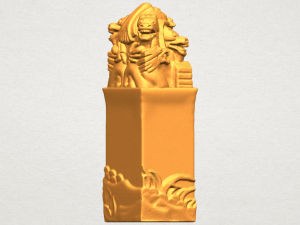 dragon stamp 02 Modello di stampa 3D