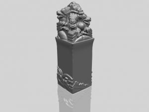 dragon stamp 02 Modello di stampa 3D